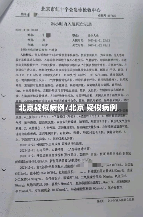 北京疑似病例/北京 疑似病例