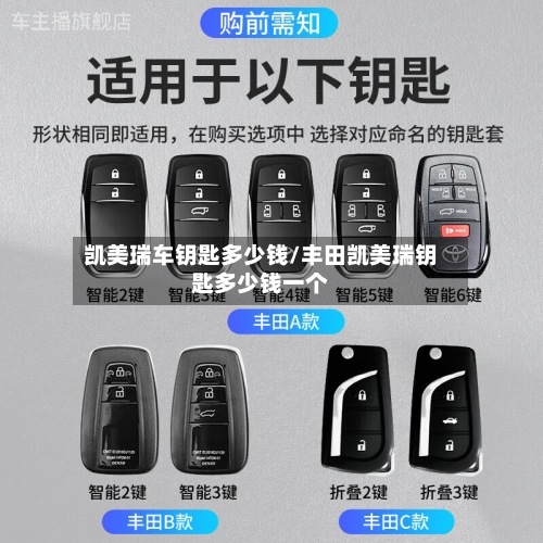 凯美瑞车钥匙多少钱/丰田凯美瑞钥匙多少钱一个