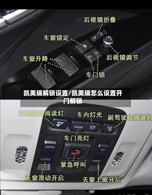 凯美瑞解锁设置/凯美瑞怎么设置开门解锁