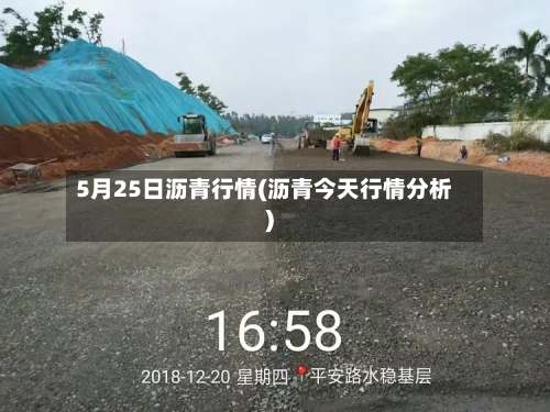5月25日沥青行情(沥青今天行情分析)