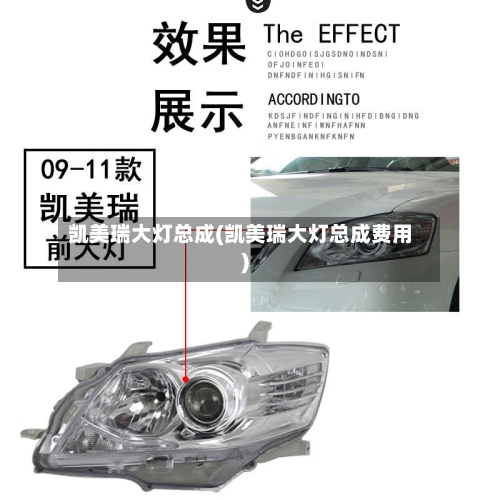 凯美瑞大灯总成(凯美瑞大灯总成费用)