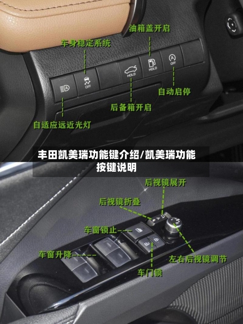 丰田凯美瑞功能键介绍/凯美瑞功能按键说明